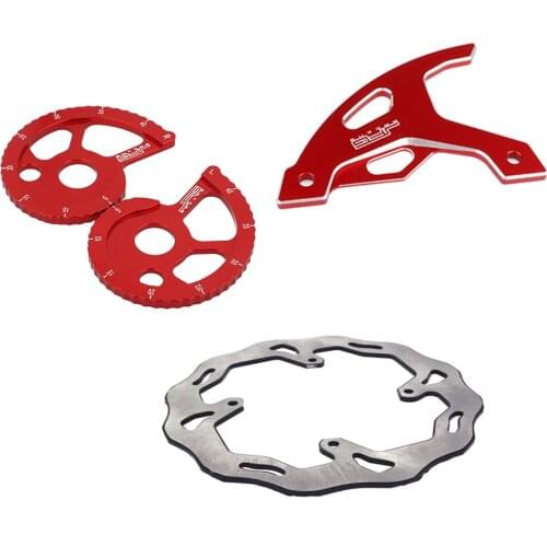 Motorcycle Front Brake Disc Chain Adjuster Rear Brake Disc Cover For HONDA CRF150F CRM250 AR XR 250R 250L 400R 600R