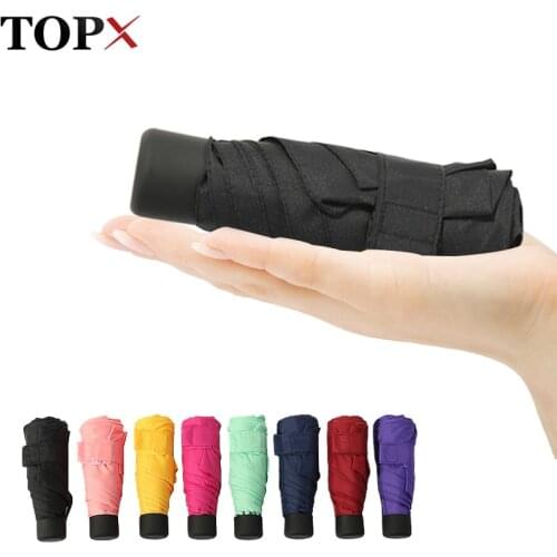 Lightweight Umbrella Parasol Folding Sun Umbrella Mini Umbrellas Portable Travel Home Accessorie Rainproof Uv-proof Umbrella
