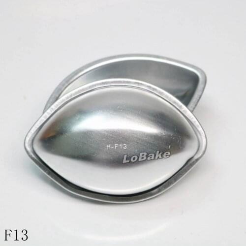 10pcs/lot) New arrivals Lemon shape aluminium tart jelly pudding mold chocolate candy ice cube moulding for DIY baking supplies