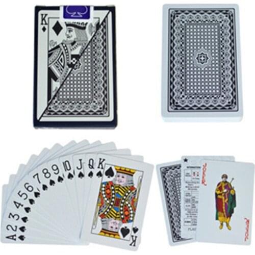 100% PVC New Pattern Plastic Waterproof Adult Playing Cards Game Poker Cards Board Games 58*88mm Cards