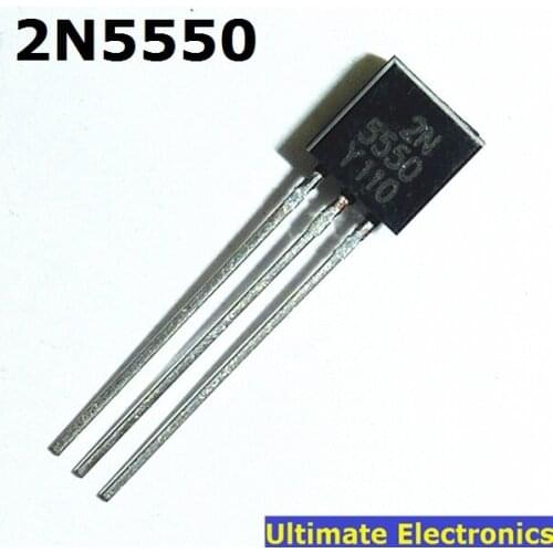 50pcs 2N5550 TO-92 NPN General Purpose Transistor