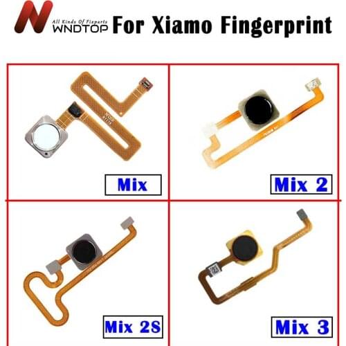 MIX 1 2 3 Fingerprint Flex Cable Recognition Sensor Touch ID For Xiaomi Mi Mix 2 2S 3 Home Button Flex Cable Replacement Parts