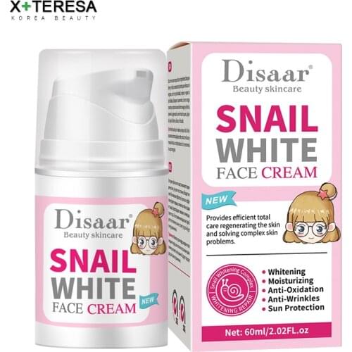 Disaar Collagen Whitening Cream Moisturizing Anti aging Facial Cream Snail Essence Nourishing Lotion Skin Care Korean Cosmetics