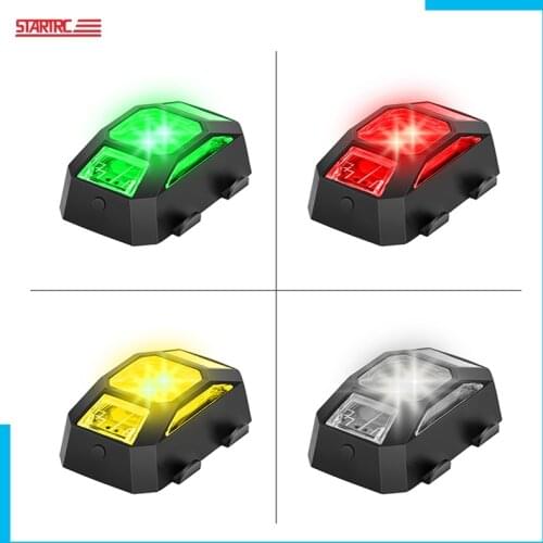 Drone LED Night Flight Lights Signal Strobe Lamp Alarm Indicator Light for DJI FPV Combo/Mavic Air 2/Mini 2 Accessories