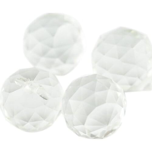 Chandelier Crystals Faceted Ball Clear Crystal Prism Ball Prism Suncatcher Feng Shui Hanging Glass Ball Home Crafts