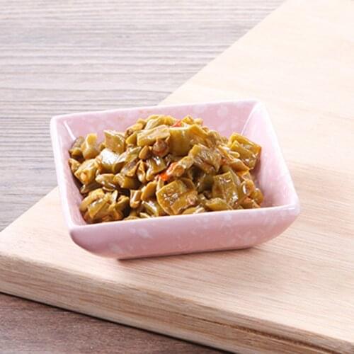 Japanese-Style Creative 3 Colors Snowflake Glaze Hexagonal Circular Ceramic Plum-Shaped Ceramic Dish Sauce Dish Kitchen Supplies