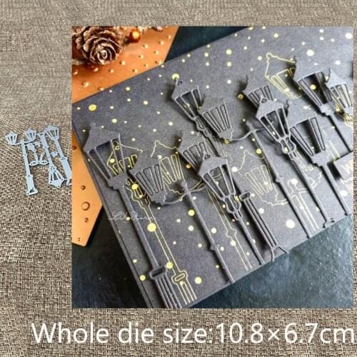 XLDesign Craft Metal Cutting Dies stencil mold Street lamp lights decoration scrapbook Album Paper Card Craft Embossing die cuts