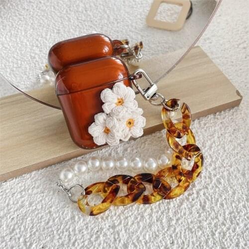 Cute caramel colourt Case for Apple Airpods 1 2 Cover for AirPods Pro Bluetooth-compatible Headset Case Accessories Box bag