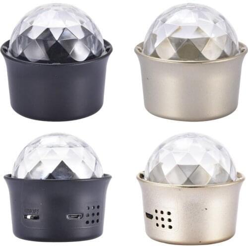 Mini Atmosphere Light DJ Lamp USB Charging Voice Control Light Color Change Household Mini DJ Light Holiday Stage Decor Lights