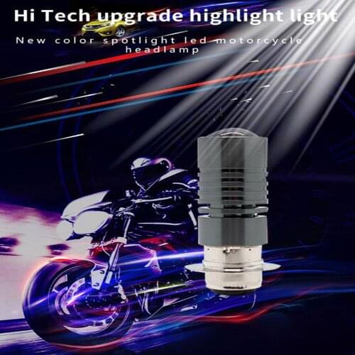 Motorcycle Headlight Bulbs CSP PX15D BA20D lens Moto 6000LM Lamp Scooter Accessories Fog Light