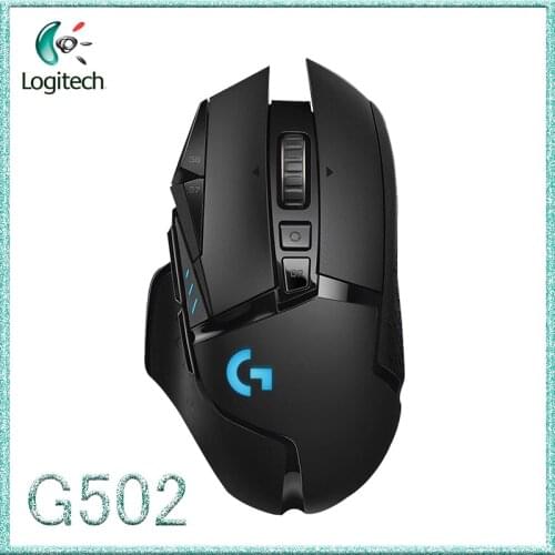 Logitech G502 Hero Wireless Charging Mouse RGB 16000DPI Black Gaming Mouse GPW Powerpla Without Box