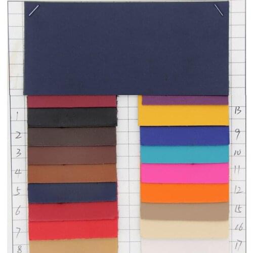 Bottom same color as front new artificial PVC leather fabric 1.9mm super thick leather material