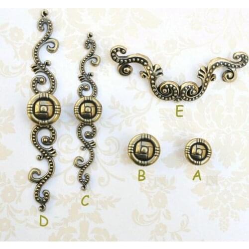 3" Dresser Pulls / Drawer Pulls Handles Knobs Octopus Antique Bronze / Kitchen Cabinet Door Handles Pull Furniture Hardware 76mm