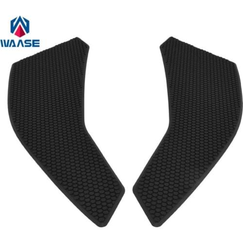 Waase Motorcycle Tank Pad Protector Sticker Decal Gas Knee Grip Tank Traction Pad Side For Suzuki GSXS GSX-S 750 GSX S750 15-20