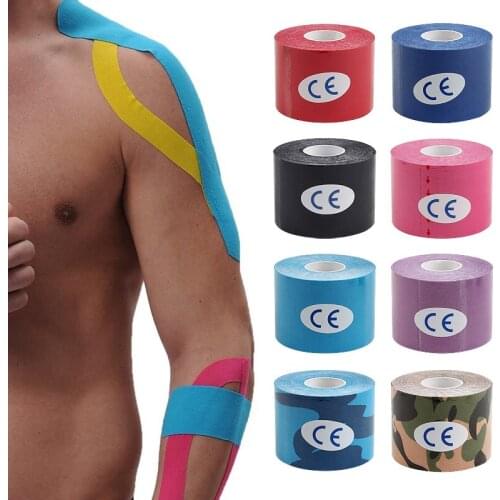 10 Rolls Kinesiology Tex Tape Athletic Tapes Sport Taping Strapping Good Quality Football Exercise Muscle Kinesiotape