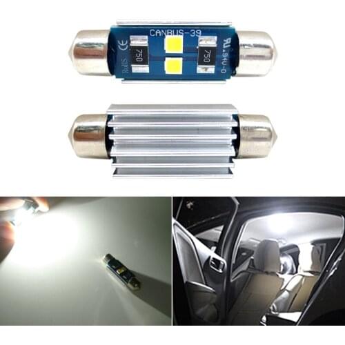 2x Led C5w Lamp 31mm 36mm 39mm 42mm Car Interior Lights For BMW 5 Series E39 E60 E61 F10 F11 1996-2017