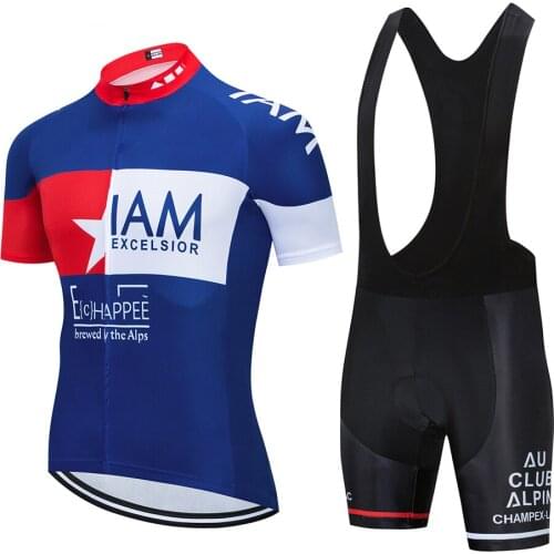 2020 IAM team riding jerseys cycling wear quick-drying clothes bib gel suit clothing Jersey sportswear