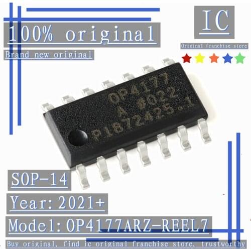 2021+100% Brand new original 1PCS-5PCS OP4177ARZ-REEL7 SOP-14 Low input bias current operational amplifier