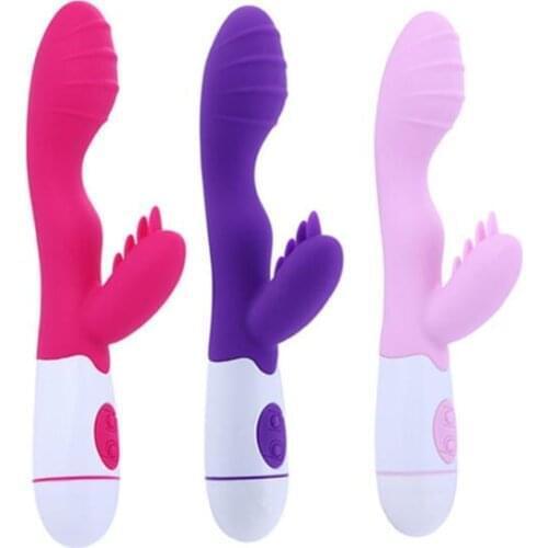 30 speed dildo Rabbit Vibrators Dual G-Spot Vibrator for Women Clitoris Stimulator Dual Vibration Sex Toys Erotic Products