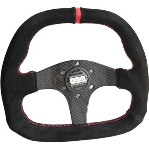 Car Sport Steering Wheel Racing Type High Quality Universal 14 Inches 350MM Carbon Fiber Steering Wheel OM19S1227