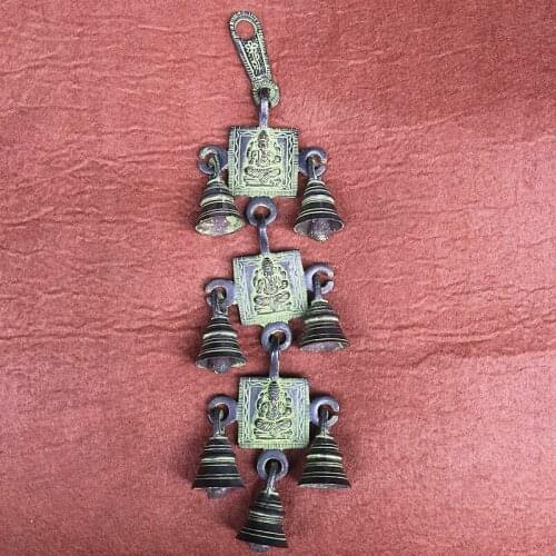 Bronze wind chimes, Exquisite copper wind chime handicraft ornaments