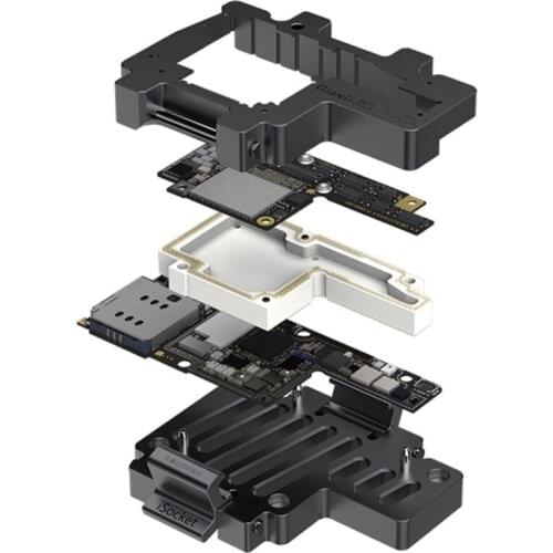 For iPhone X Motherboard iSocket Test Jig Fixture Logic Board Diagnostic Test Repairing Tools Without Soldering DIY Repair Tool