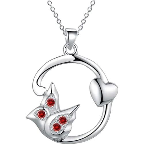 Hot Wholesale Silver Plated Charm Jewelrys Necklace,free Shipping Fashion Stamped Fashion Jewelry Pendant AN1249/clkalcra