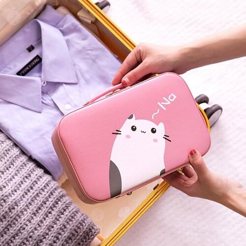 JJDXBPPDD Leather Cosmetic Bags