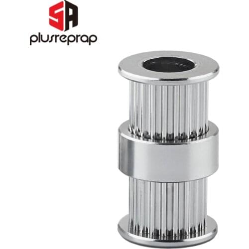 GT2 Timing Driving Pulley Double Pulley 8mm or 5mm Shaft 20 Teeth For Ultimaker 2 UM2 DIY REPRAP 3D Printer Parts