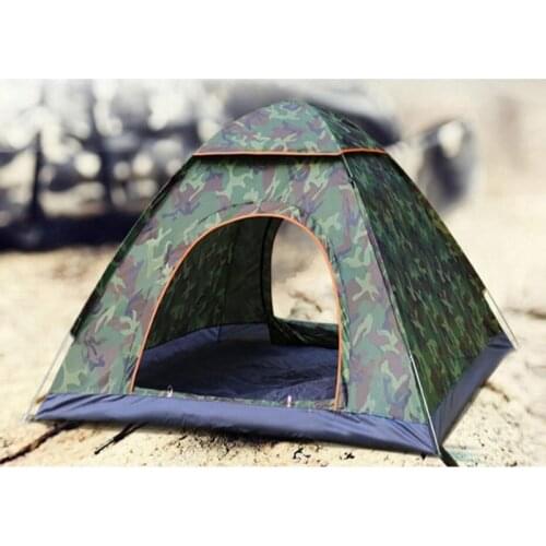 Automatic Backpacking Tent 1-3 Person Oxford cloth Lightweight Camping Tent Waterproof Layer Portable Handbag Hiking,Travelling