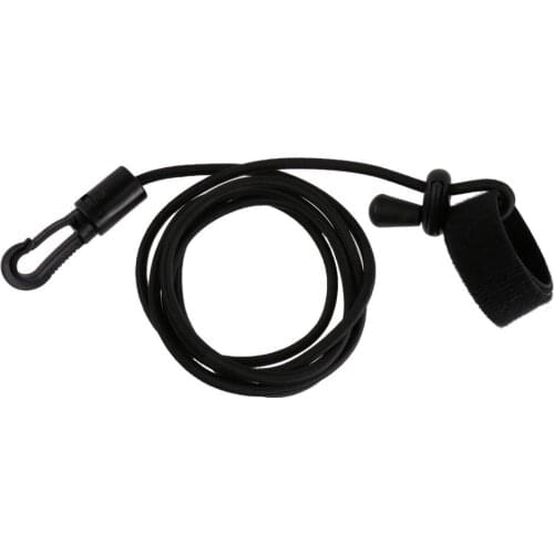 Durable 11cm Elastic Canoe Kayak Paddle Leash Safety Fishing Rod Lanyard Leash Clip for Kayak Rigging Inflatable Boat Accessory