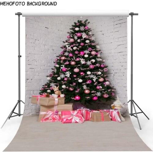 Christmas Background Fireplace Tree Winter Snow Window Backdrop Interior Baby Birthday Photography Background For Photo Studio
