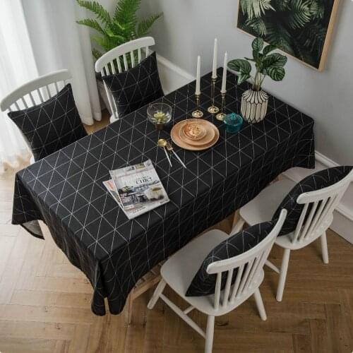 New Home Deco Cotton/linen TableCloth Dining Table Cover Computer Desk Cover Fridge Cover Waterproof Oilproof