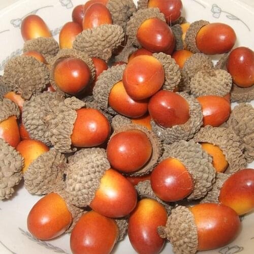 10 Pieces of Artificial Acorn Berry Foam Acorn Tree Decoration Wedding Party Supplies 3cm Mini Home Decoration Accessories