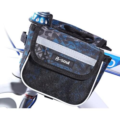 Waterproof Bicycle Bag High Quality Cycling Bike Front Frame Bag Tube Pannier Double Pouch for Cellphone Bicycle Accessories Rid