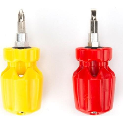 1pcs Pocket 6 in 1 Mini Screwdriver Set PH2 Slot Torx Magnet Bit Compact Multi-Bit for Repair Tool