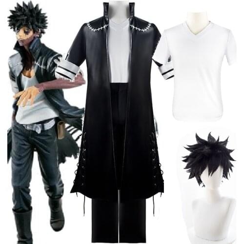 2021 anime My Hero Academia Boku no Hero Academia OCHACO URARAKA Dabi Cosplay Costume Full Set Men Women Jacket Coat T Shirt wig