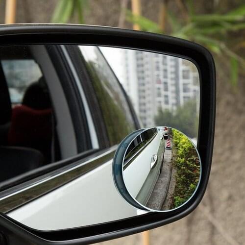 360 degree frameless ultra-thin wide-angle circular convex blind spot mirror for Toyota Camry Corolla RAV4 Yaris Highlander/Land