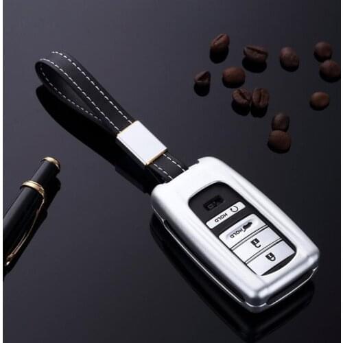 Aluminum Alloy Car Smart Remote Key Case Cover Holder Fob Shell For ACURA RLX RDX MDX ILX TLX 2016 Car accessories