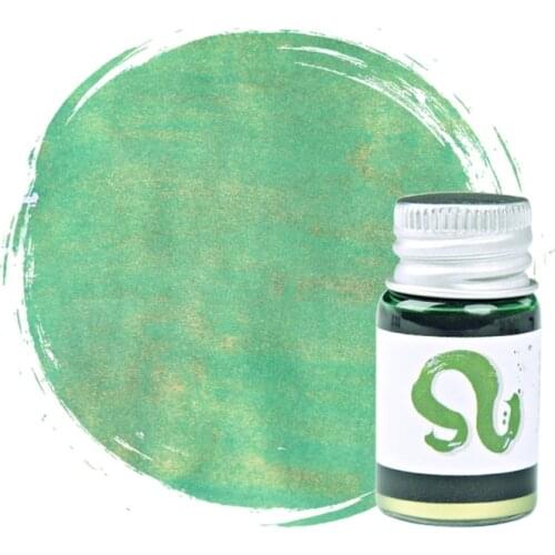 W3JD 5ml Gold Powder Colorful Fountain Pen Ink Non-carbon Refilling Inks Stationery School Office Supplies