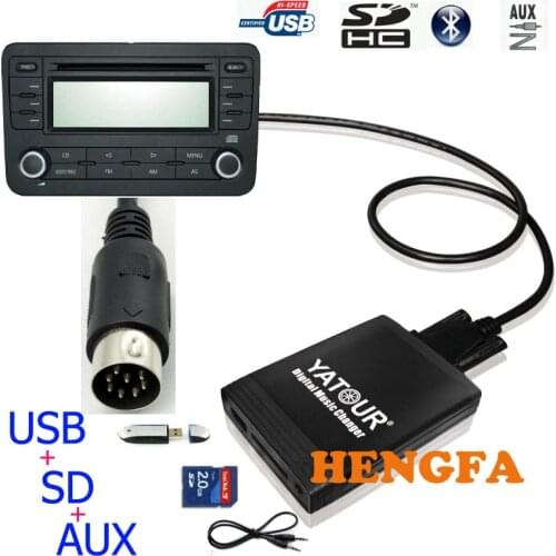 Yatour Digital Music Changer USB MP3 AUX adapter For Hyundai Kia 8-pin yt-m06 Car Audio Radio Adapter Player