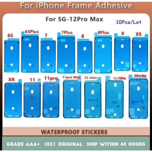 For Iphone 6S 7 8 Plus X XR XS Max 12MIni 11 12 Pro 11 Pro Max Digitizer Frame Adhesive Waterproof Sticker Bezel Seal Tape Glue