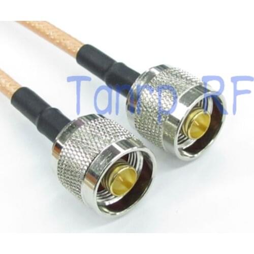 1pcs 3FEET N male plug to N male plug RF connector adapter RG142 extension Cabel 1M Pigtail jumper coaxial cable