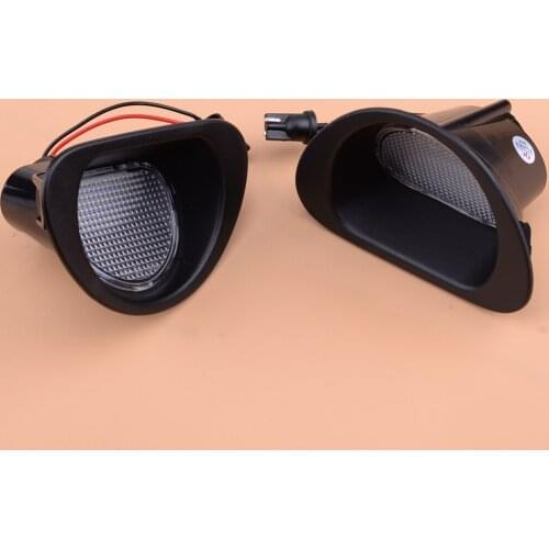 DWCX 2Pcs 18LED 6340E2 Plastic License Number Plate Light Lamp Fit for Citroen C1 Peugeot 107 2006-2008 2009 2010 2011 2012 2013