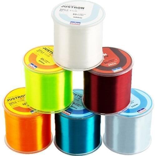 Multiple color 500m Super Strong Fluorocarbon Coating Treatment Process Carbon Surface Nylon Line Freshwater Saltwater Fishing