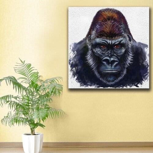 Fashion Oil Painting Angry Orangutan Paiting Home Decor On Canvas Modern Wall Art Canvas Print Poster Canvas Painting