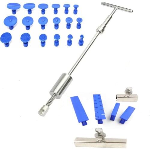 HAND TOOL SET Paintless Dent Removal Repair Kit Repair Blu Pull Row for Dent Hail Dent Repair Tools Kit Long Dent Repair Tools