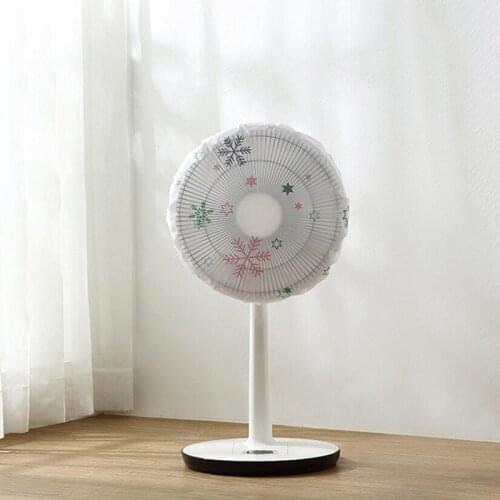 Fan Dust Covers Snowflake Print Round Safety Protection Fans Dustproof Bag Full Package Waterproof Standing Guard