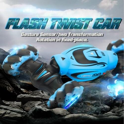 RC Gesture Induction Remote Control Car 360°deformation Stunt Car With Light Music And Dancing Competition Remote Control Car