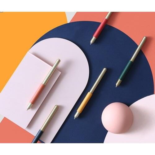 Unique Design Pen Gift Leather Made Copper Gel Pen, Mini Pen, Birthday Gift